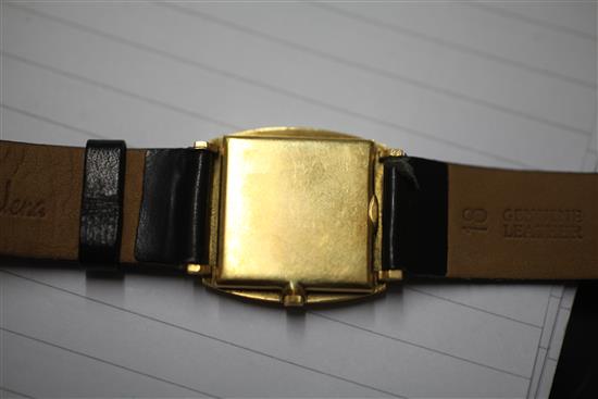 A gentlemans 1960s 18ct gold Vacheron & Constantin manual wind dress wrist watch,